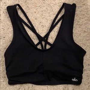 Alo crop top with built in bra